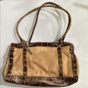 Elegant Tan and Brown Women's Bag